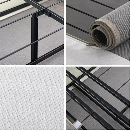 ZINUS 9 Inch Box Spring with Cover, No Assembly Mattress Foundation, Sturdy Metal Structure, Twin XL, White