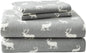 Eddie Bauer - Full Sheets, Cotton Flannel Bedding Set, Brushed For Extra Softness, Cozy Home Decor (Elk Grove, Full)