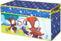 Idea Nuova Marvel Spidey and His Amazing Friends Collapsible Toy Storage Trunk,Durable Organizer with Soft Lid, 28.5" x 14.5" x 16"