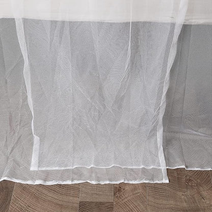 Mengersi Elegant Mosquito Net Canopy Bed Curtains Twin to Twin XL Size Bed,Netting Curtains for Camping, Patio,Indoor Outdoor Net (80x40x80, White)