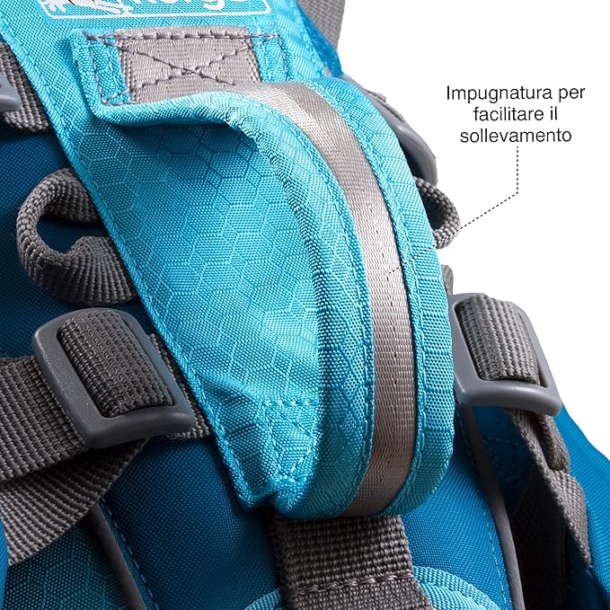 Kurgo Dog Saddlebag Backpack, Back Pack Dog Harness, Hiking Pack for Dogs, Packs for Pets to Wear, Camping & Travel Vest Harness, Reflective, Lightweight, Baxter Pack for Medium & Large Pets-Mewly Pet