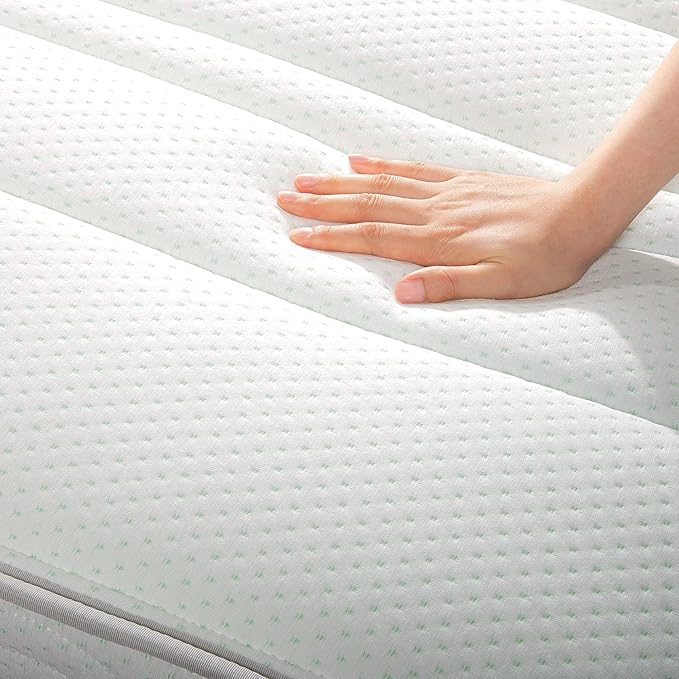 ZINUS 8 Inch Foam and Spring Mattress, California King, CertiPUR-US Certified Foams, Mattress in A Box, White