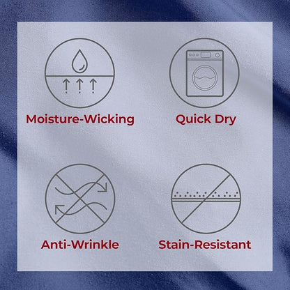 Mellanni Twin Sheets Set - 3 PC Iconic Collection Bedding - Hotel Luxury, Extra Soft, Cooling Bed Sheets - Wrinkle, Fade, Stain Resistant (Twin, Blue Nova)