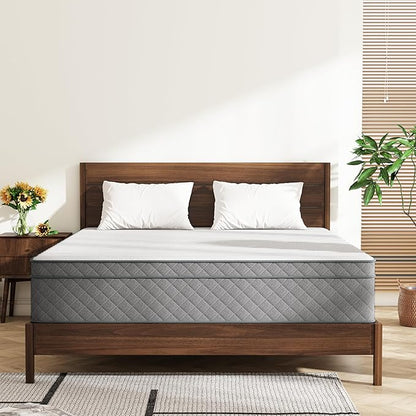 Swbvs Full Mattress, 12 Inch Full Size Mattresses, Memory Foam & Pocket Spring Hybrid, Firm Feel, Full Bed Mattress, CertiPUR-US Certified, Fiberglass Free