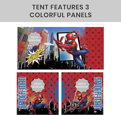 Spider-Man Loft Bed Tent - Curtain Set for Low Twin Loft Bed (Bed Sold Separately) by Delta Children