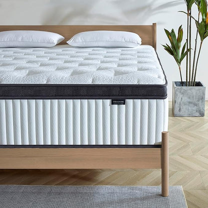 King Size Mattress, 12 Inch King Size Memory Foam Mattress in A Box for Comfort Sleep & Pain Relief, CertiPUR-US Certified, Medium Firm Mattresses