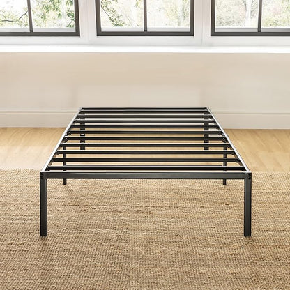 Best Price Mattress Twin XL 14 Inch Black Metal Platform Bed Frame
