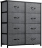 YITAHOME Dresser for Bedroom, Fabric Dresser with 8 Drawers, Tall Chest of Drawers for Closet