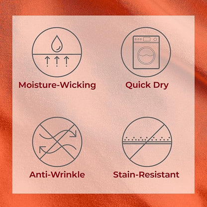 Mellanni Twin XL Sheets Set - 3 PC Iconic Collection Bedding - Hotel Luxury, Extra Soft, Cooling Bed Sheets - Wrinkle, Fade, Stain Resistant (Twin Extra Long, Poppy Orange)