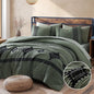 MaiRêve California King Comforter Set Olive Green, Embroidery Western Bedding Set Boho 7 Pieces, Farmhouse All-Season Bed in A Bag with Sheets, Pillowcases & Shams
