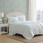 Laura Ashley - Flannel Sheets Full Size, Anti-Pilling & Wrinkle Resistant Cotton, Touchably Soft for All-Season Comfort - Bed Sheets with Matching Pillowcases & Fitted Sheet (Brinna Green)