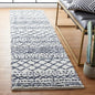 SAFAVIEH Arizona Shag Collection Area Rug - 2'3" x 12' Runner, Ivory & Slate, Non-Shedding & Easy Cleaning, Plush Thick Pile, Ideal for Living Room, Bedroom, Dining Space (ASG741M)