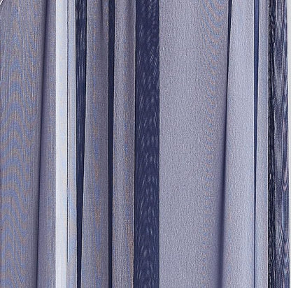 LinenZone Navy Window Scarf Valance in 144 Inch Size. Use Window Scarves as Canopy Bed or Backdrop Curtains, Curtain Scarf, or Sheer Fabric for Draping. (Amazing 55 x 144, Navy)