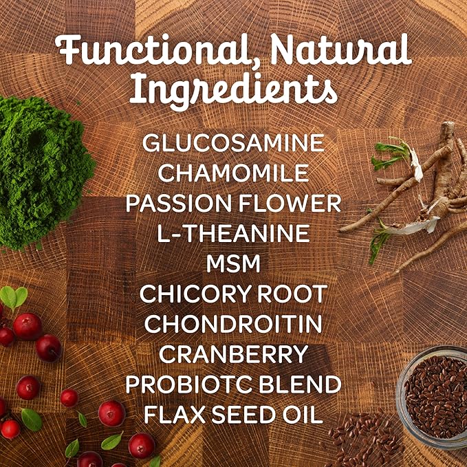 Wholesome Pride 9-in-1 Dog Multifunctional Soft Chews – Joint Pain Relief, Hip & Joint Support, Immune, Skin, Gut, Heart, Brain Health – Glucosamine, MSM, Chondroitin – 90 Chews-Mewly Pet