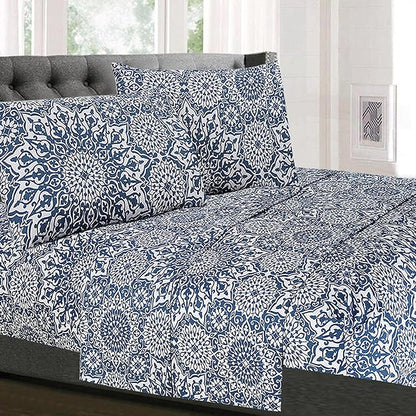 Twin Sheets - Breathable Luxury Sheets with Full Elastic & Secure Corner Straps Built In - 1800 Supreme Collection Extra Soft Deep Pocket Bedding Set, Sheet Set, Twin, Oasis