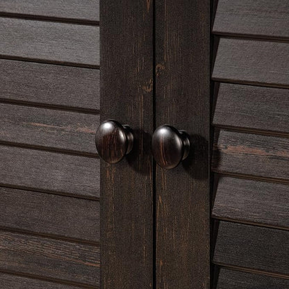 Sauder Harbor View Storage Cabinet/ Pantry cabinets, Antiqued Paint finish