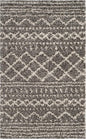 SAFAVIEH Arizona Shag Collection Accent Rug - 3'2" x 5', Brown & Ivory, Moroccan Design, Non-Shedding & Easy Care, 1.6-inch Thick Ideal for High Traffic Areas in Foyer, Living Room, Bedroom (ASG741B)