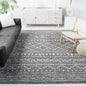 SAFAVIEH Arizona Shag Collection Area Rug - 5'1" Square, Brown & Ivory, Moroccan Design, Non-Shedding & Easy Care, 1.6-inch Thick Ideal for High Traffic Areas in Living Room, Bedroom (ASG741B)