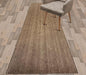Custom Length Cut to Size Wide Width Carpet Runner Rug for Hallways, Slip Resistant Latex Rubber Backed, 31 inch Wide X Customized Length, Stripe Brown, 31 inch X 17 feet