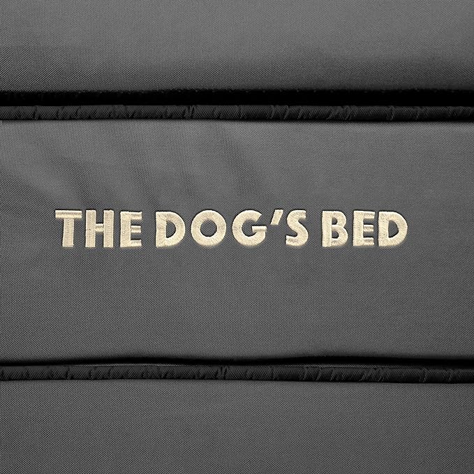 The Dog’s Bed Large Grey with Black Trim 36x27, Waterproof, Veterinary Grade Memory Foam, Pain Relief: Arthritis, Hip & Elbow Dysplasia, Post Surgery, Supportive, Washable Cover, Veterinary-Approved-Mewly Pet