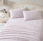 Laura Ashley - Flannel Sheets Queen Size, Anti-Pilling & Wrinkle Resistant Cotton, Touchably Soft for All-Season Comfort - Bed Sheets with Matching Pillowcases & Fitted Sheet (Paisley Prance Pink)