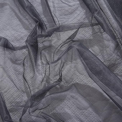 Akiky Canopy Bed Curtains Bed Canopy for Girls Room Elegant Sheer Curtain for Twin Full Queen Size Bed Drapes,8 Panels Canopies with Light,Room Décor(Full/Queen, Gray Canopy)