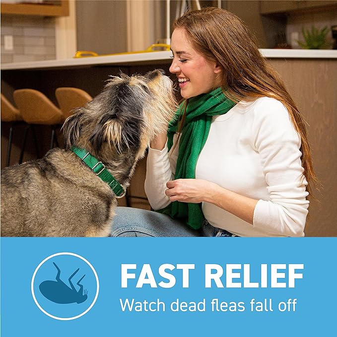 Capstar(nitenpyram) for Dogs Fast-Acting Oral Flea Treatment for Dogs 2-25 lbs, Vet-Recommended Medication Tablets Start Killing in 30 Minutes, 12 Doses-Mewly Pet