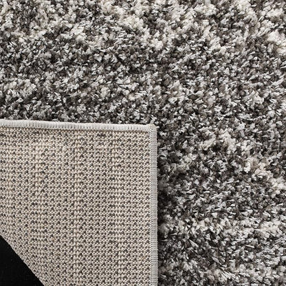 SAFAVIEH Arizona Shag Collection Area Rug - 9' x 12', Brown & Ivory, Moroccan Design, Non-Shedding & Easy Care, 1.6-inch Thick Ideal for High Traffic Areas in Living Room, Bedroom (ASG741B)