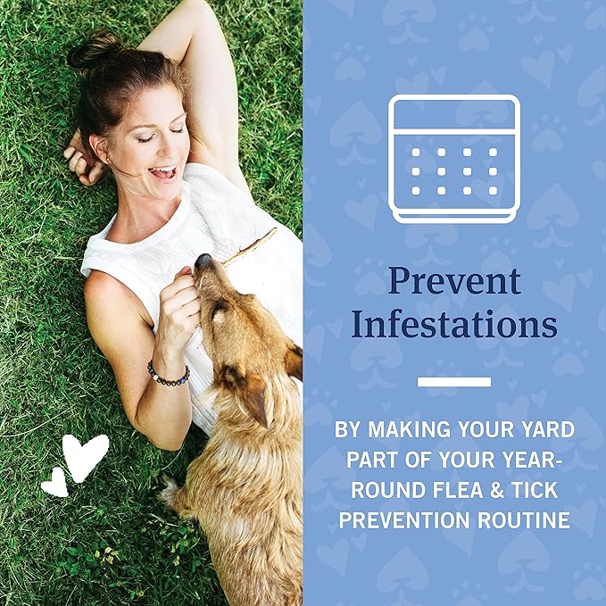 PetArmor Home Yard Spray for Dogs, Kills and Protects Against Fleas, Ticks, Mosquitoes, Ants, and Other Bugs, 32oz-Mewly Pet